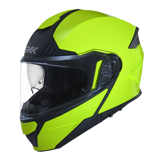 SMK Gullwing Solid Gloss Hi Vision (HV400) Helmet