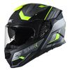 SMK Gullwing Tekker Black Grey Yellow Gloss (GL264) Helmet