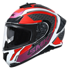 SMK Typhoon RD1 White Red Grey Matt (MA136) Helmet