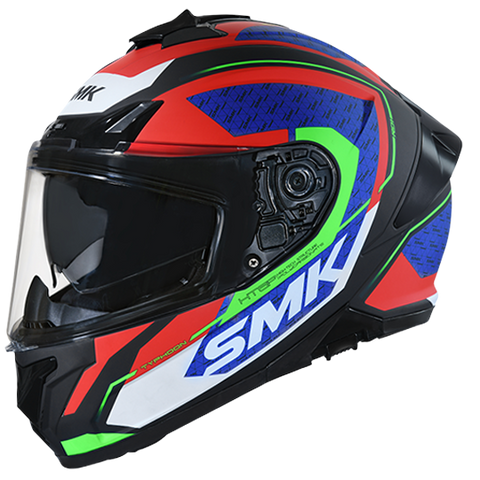 SMK Typhoon RD1 Black Red Blue Matt (MA235) Helmet