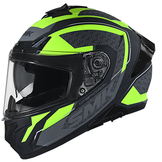 SMK Typhoon RD1 Black Yellow Grey Matt (MA246) Helmet