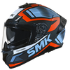 SMK Typhoon Thorn Black Orange Grey Gloss (GL276) Helmet