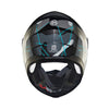 Royal Enfield Lightwing Modular Multi Camo Matt Black Teal Helmet