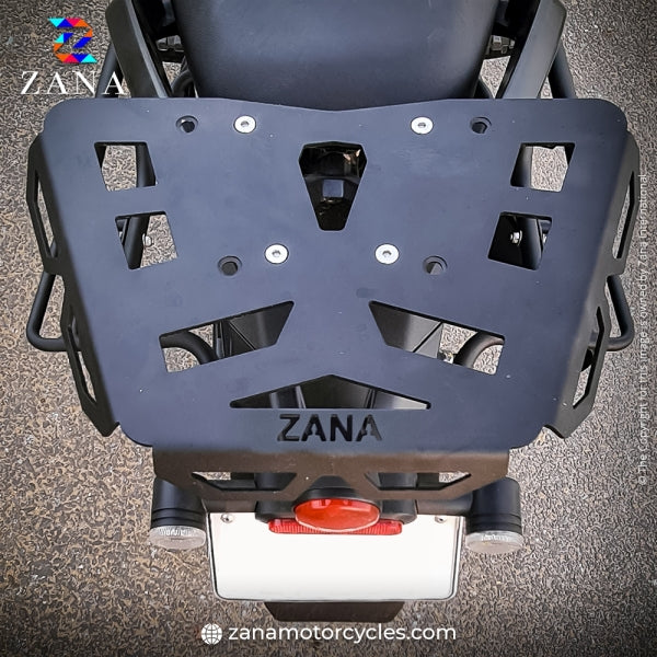 ZANA YEZDI ADVENTURE TOP RACK PLATE (BLACK TYPE -1) (ZI-8179)