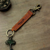 Trip Machine Classic Key Ring (Vintage Tan)