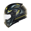 Royal Enfield Lightwing Modular Multi Rays Matt Black Yellow Helmet