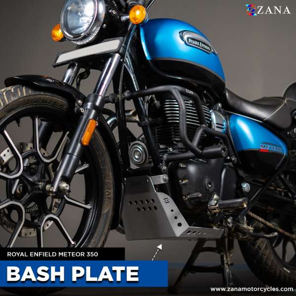 ZANA Bash Plate Silver for Meteor 350 Classic 350 Reborn (ZI-8282)