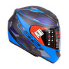 LS2 FF352 RECRUIT Matt Black Blue Helmet