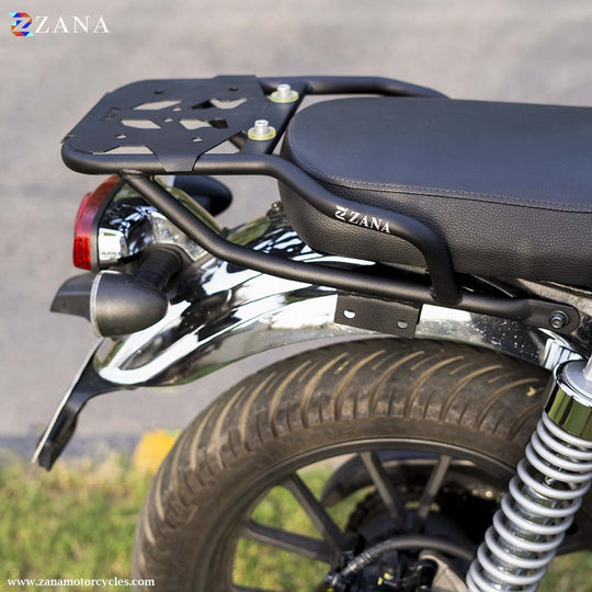 ZANA TOP RACK WITH PLATE NEW W-1 CB350 H'NESS HONDA SPLIT SEAT VERSION (ZI-8130)