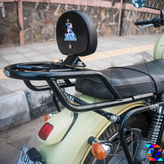 ZANA TOPRACK WITHOUT PLATE COMPATIBLE WITH PILLION BACKREST JAWA (ZI-5096)