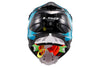 LS2 MX470 SUBVERTER MAX GLOSS BLACK TURQUPSIE Helmet