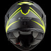 LS2 FF800 Storm Nerve Black Hi-Viz Yellow Matt Helmet