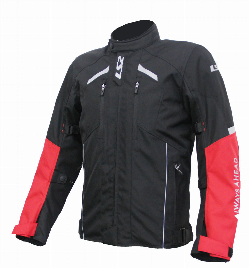 LS2 Serra Mesh Riding Jacket (Black Red)