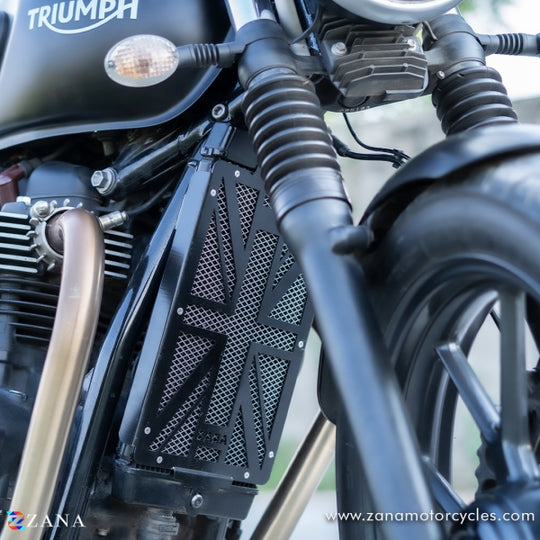 ZANA UK FLAG RADIATOR GUARD BLACK (ZI-6021)