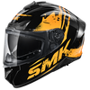 SMK Typhoon Grunge Black Orange Matt (MA627) Helmet