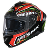 SMK Typhoon Raptor Black Red Gloss (GL233) Helmet (with Double D rings)