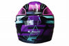 LS2 FF320 EXO Gloss Black Turguoise Helmet