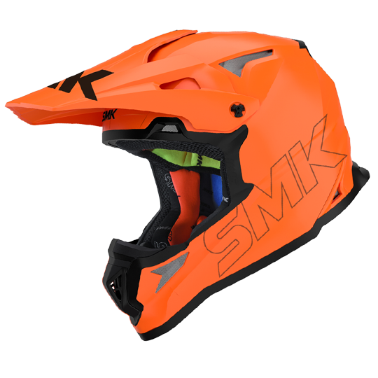 SMK Allterra Hi Viz Orange Gloss (HV720) Helmet