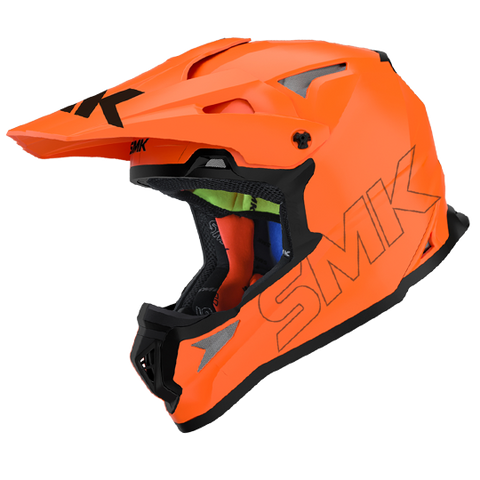 SMK Allterra Hi Viz Orange Gloss (HV720) Helmet