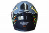 LS2 FF320 BADAS Matt Black Neon Yellow Helmet