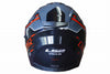 LS2 FF320 BADAS Matt Black Red Helmet