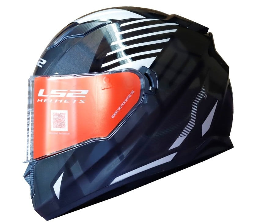 LS2 FF320 REVOLVE Matt Black Black 7C Helmet