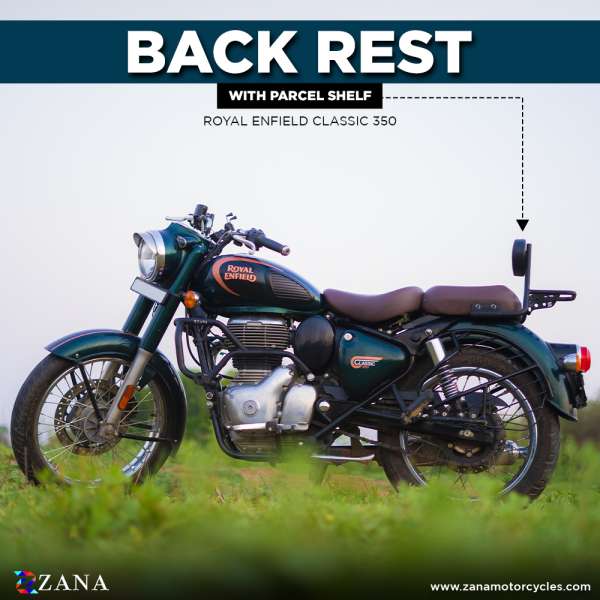 ZANA Backrest With Parcel Shelf For Classic 350 Reborn (ZI-8270)