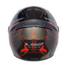 LS2 FF352 Chaser Matt Black Red Helmet