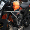 ZANA CRASH GUARD WITH SLIDER KUSTOM SILVER KTM 250/390 ADV (ZI-8122)