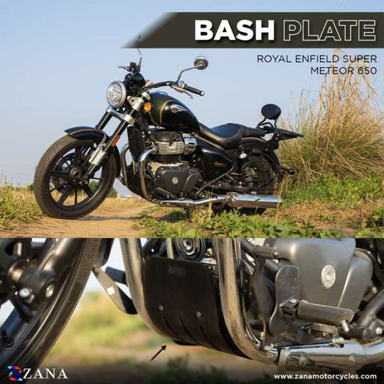 ZANA Bash Plate Black For Super Meteor 650 (ZI-8288)