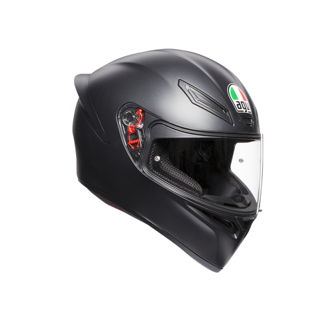 AGV K1 Solid Matt Black Helmet, Full Face Helmets, AGV, Moto Central