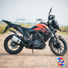 ZANA CRASH GUARD WITH SLIDER TEXTURE MATT BLACK KTM 250 / 390 / 390 X ADV (ZI-7013)