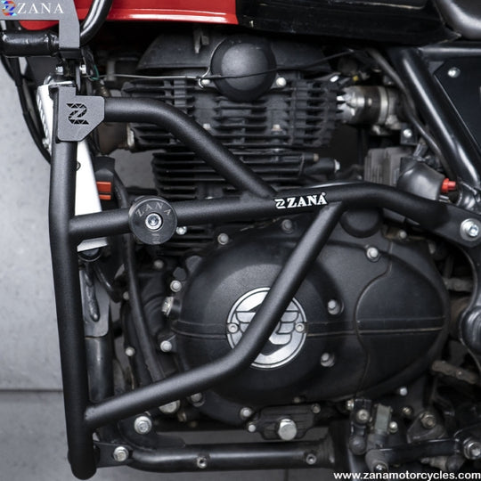 ZANA LEG GUARD WITH SLIDER HIMALAYAN BLACK BS6(2021-22) (ZI-8214)