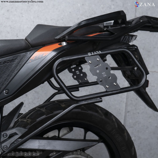 ZANA KTM ADV 390 SADDLE STAY BLACK WITH JERRY CAN MOUNTING FOR KTM ADV 250 / 390 / 390 X (ZI-8195)