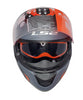 LS2 FF320 REVOLVE Gloss Black Grey Red Helmet