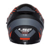 LS2 FF320 REVOLVE Matt Black Grey Red Helmet