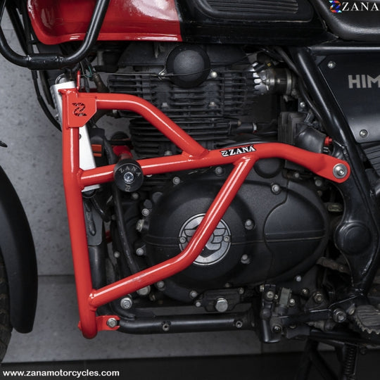 ZANA LEG GUARD WITH SLIDER HIMALAYAN RED BS6 (2021-22) (ZI-8215)