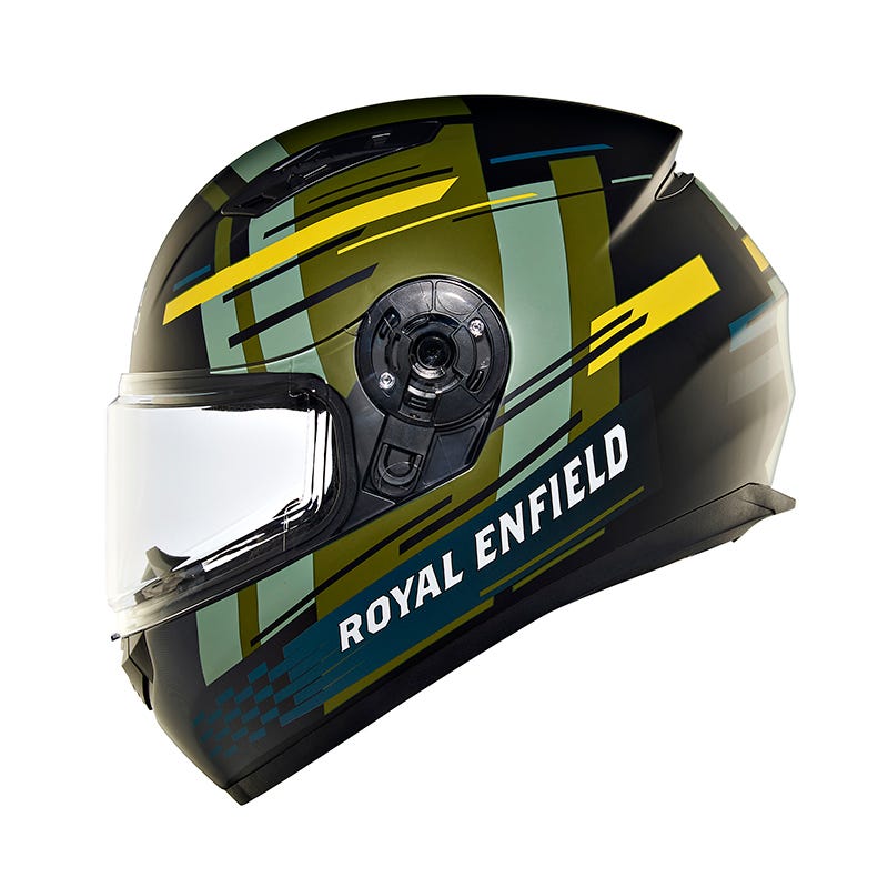 Royal Enfield Lightwing Array Matt Black Olive Helmet