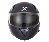 AXOR Apex Solid Dull Black Helmet, Full Face Helmets, AXOR, Moto Central