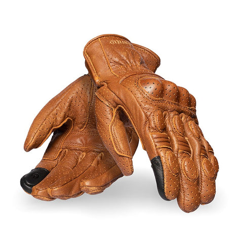 Royal Enfield Vintage Womens Riding Gloves (Tan)