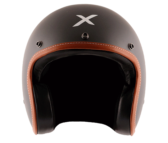 AXOR Jet Open Face Dull Athena Grey Helmet