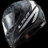 LS2 FF320 THRONE Gloss Black Titanium Helmet