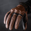 LS2 Rust Man Gloves Leather (Brown)