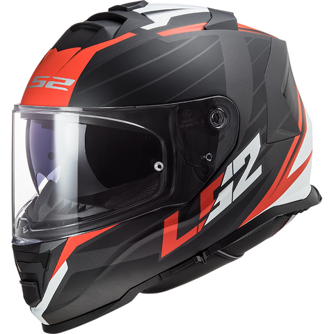 LS2 FF800 Storm Nerve Black Red Matt Helmet