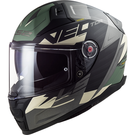 LS2 FF811 Vector II Absolute Matt Black Silver Helmet