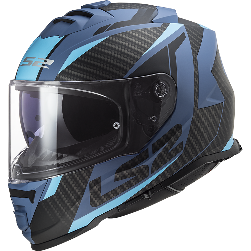 LS2 FF800 Storm Racer Blue Gloss Helmet
