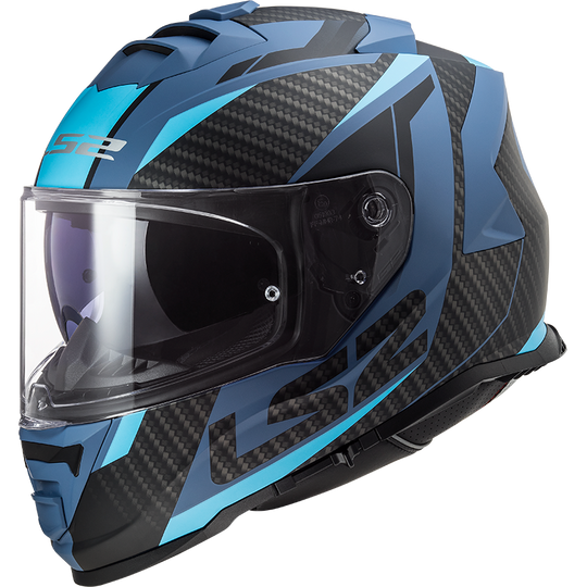 LS2 FF800 Storm Racer Blue Gloss Helmet