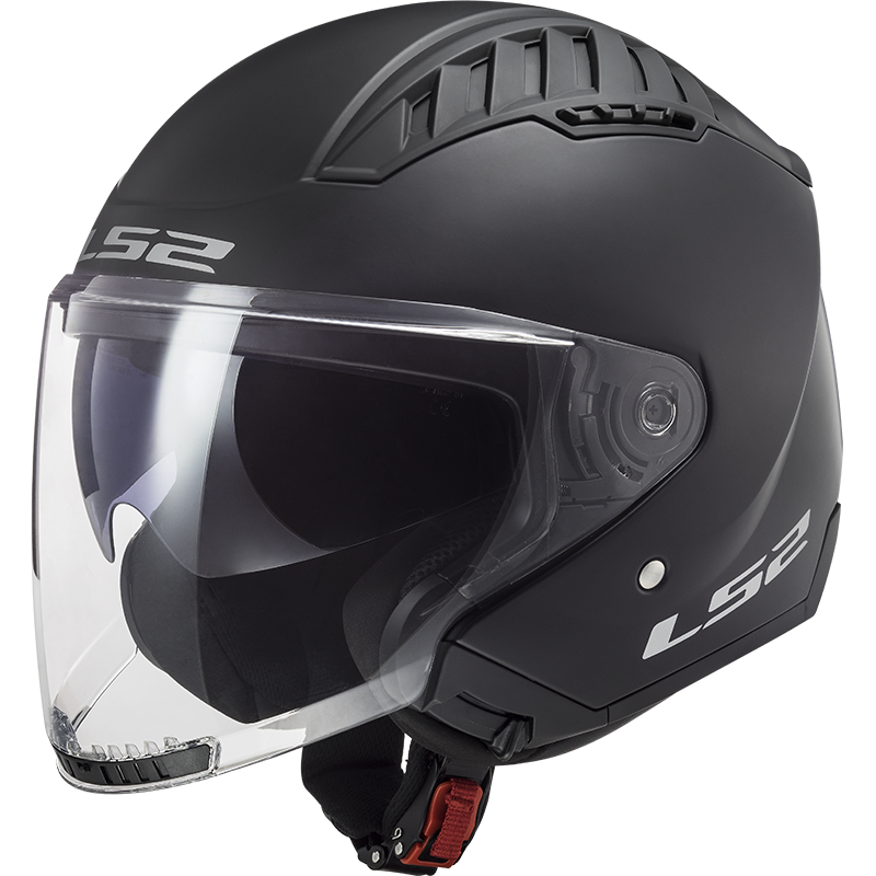 LS2 OF600 Copter Solid Matt Black Helmet