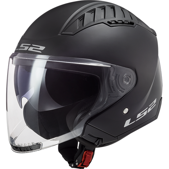 LS2 OF600 Copter Solid Matt Black Helmet