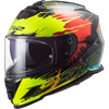 LS2 FF800 Storm Drop Black Yellow Red Gloss Helmet